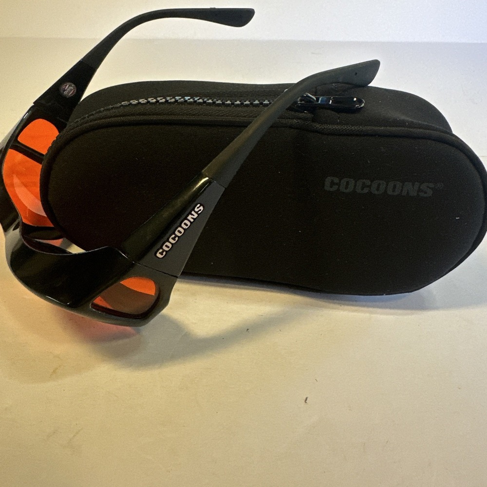 Black Cocoon Sun Glasses Flex2Fit Amber Lenses Sunglasses